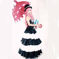 Inspired by One Piece Perona Anime Cosplay Costumes Cosplay Suits Dresses Vintage White Black Sleeveless Dress Hat For