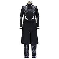 Inspired by Tokyo Ghoul Ken Kaneki Anime Cosplay Costumes Cosplay Suits Patchwork Black Long Sleeve Coat / Leotard / Pants