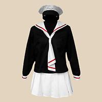 Inspired by Cardcaptor Sakura Tomoyo Daidouji Anime Cosplay Costumes Cosplay Suits / School Uniforms Patchwork Black Long SleeveT-shirt /