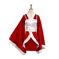 Inspired by LOL Akari Video Game Cosplay Costumes Cosplay Suits / Kimono Patchwork Red Long Sleeve Kimono Coat / Vest