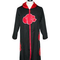 Inspired by Naruto Akatsuki Anime Cosplay Costumes Cosplay Suits Print Black Cloak
