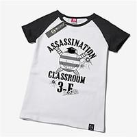 Inspired by Assassination Classroom Korosensei Anime Cosplay Costumes Cosplay T-shirt Print Yellow Short Sleeve T-shirt