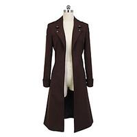 Inspired by Attack on Titan Levy Anime Cosplay Costumes Cosplay Suits Solid Black Long Sleeve Coat