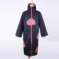 Inspired by Naruto Akatsuki Anime Cosplay Costumes Cosplay Suits Print Black Long Sleeve Cloak