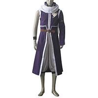 Inspired by Fairy Tail Natsu Dragneel Anime Cosplay Costumes Cosplay Suits Patchwork White / PurpleCoat / Pants / Scarf / Waist Accessory