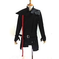 Inspired by Guilty Crown Tsutsugami Gai Anime Cosplay Costumes Cosplay Suits Patchwork Black Long Sleeve Coat / Bag