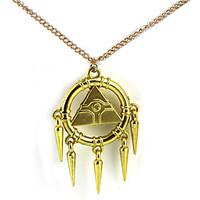 inspired by yu gi oh yugi muto anime cosplay accessories necklace gold ...