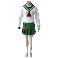 Inspired by InuYasha Cosplay Anime Cosplay Costumes Cosplay Suits Solid Skirt Dress More Accessories For