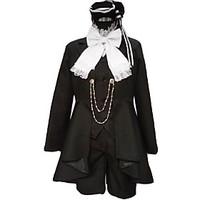 Inspired by Black Butler Ciel Phantomhive Anime Cosplay Costumes Cosplay Suits Patchwork Black Long Sleeve Coat Vest Shirt Shorts Cravat