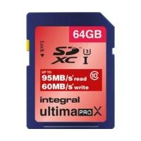 Integral UltimaPro X SDXC 95/60MB UHS-I U3 - 64GB