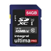 Integral SDXC UltimaPro 64GB Class 10 (INSDX64G10-45)