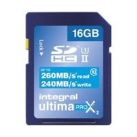 Integral UltimaPro X2 SDHC 260/240MB UHS-II U3 - 16GB