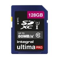 Integral UltimaPro SDXC 80MB Class 10 UHS-I U1 - 128GB