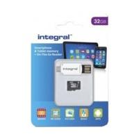 Integral Smartphone and Tablet microSDHC Class 10 UHS-I U1 - 32GB (INMSDH32G10-SPTOTGR)