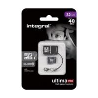 integral microsdhc ultimapro 32gb class 10 40mbs usb card reader