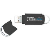 Integral Courier DUAL FIPS 197 Encrypted USB 3.0 64GB