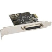 inline interface card 1x 25 pin parallel 2x 9 pin serial pcie 76624c