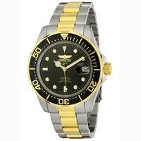 Invicta Men\'s Pro Diver Automatic 200M Water Resistant Watch 8927 - Black and Gold