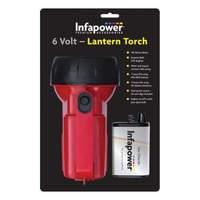 Infapower Water Resistant Krypton Torch With Abs Impact Protection Housing 140m Beam Black/red