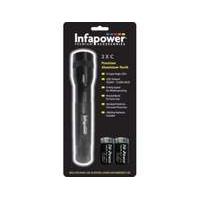 Infapower Precision Aluminium Torch 2x C Battery Powered (f003)