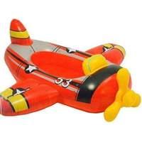 Intex Red Airplane Childrens Inflatable Ride On Pool Cruiser Beach Float Toy