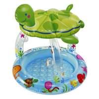 intex sea turtle baby pool with sun shade 57119