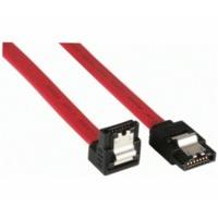 InLine SATA -> SATA angled cable with safety clip, 0.7m (27707V)