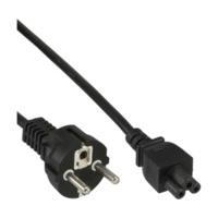 InLine Power cable for Notebook, 3 pin coupling, black, 3m (16656K)