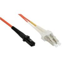 InLine Fiber optic patch cord MTRJ/LC 50/125 2m