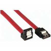 InLine SATA -> SATA angled cable with safety clip, 0.5m (27705V)