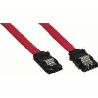 InLine SATA -> SATA Cable with safty clip, 0.3m (27703A)