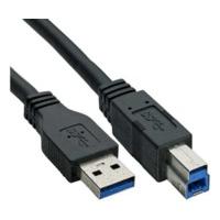 InLine USB 3.0 cable, AM/BM, black, 3m (35330)