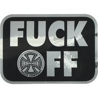 independent fk off foil skateboard sticker