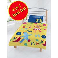 in the night garden 4 in 1 junior bedding bundle duvet pillow covers