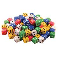 Invicta 052459 Traditional Spot Dice 15mm Tub of 100