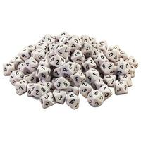 Invicta 052859 Ten Sided Dice 0-9 20mm Tub of 100