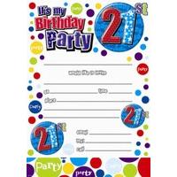 Invitation Birthday 21st 20 Sheets