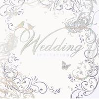 invitation wedding foil 6 pk