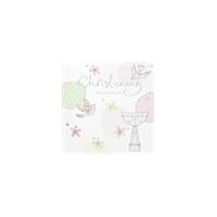 Invitation Christening Foil 6 Pk