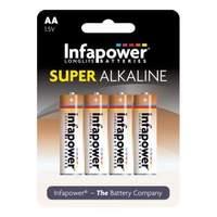 Infapower Aa Super Alkaline Batteries 4 Pack (b702)