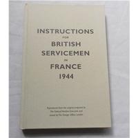 instructions for british servicemen in france 1944 reprint