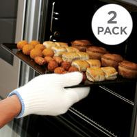 Incredible Oven Glove: Flame & Heat Resistant (2 pack)