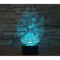 In One Thousand Falcon 3 D Light Yakeli Is Stereo Light LED Colorful Gradient Atmosphere Lamp