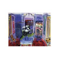 Interior with Open Windows By Raoul Dufy