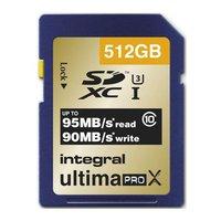 Integral 512GB UltimaPro X SDHC/XC 95/90MB C10 UHS-I U3 Memory Card