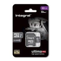 Integral 32GB UltimaPro microSDHC/XC 90MB Class 10 UHS-I U1 with SD Adapter