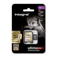 integral 32gb ultimapro x microsdhcxc 9590mb class 10 uhs i u3 with sd ...