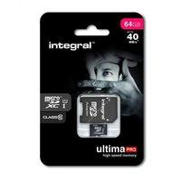 integral 64gb ultimapro microsdhcxc 40mb class 10 uhs i u1 with sd ada ...