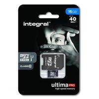 Integral 16GB UltimaPro microSDHC/XC 40MB Class 10 UHS-I U1 with SD Adaptor