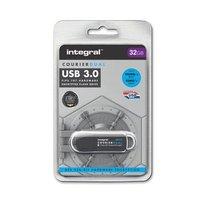 Integral 32GB Courier Dual FIPS 197 Encrypted USB 3.0